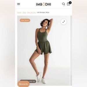 Imbodhi Lila Romper Moss L